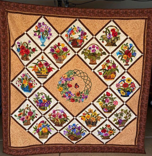 Twenty Baskets Full of Flowers