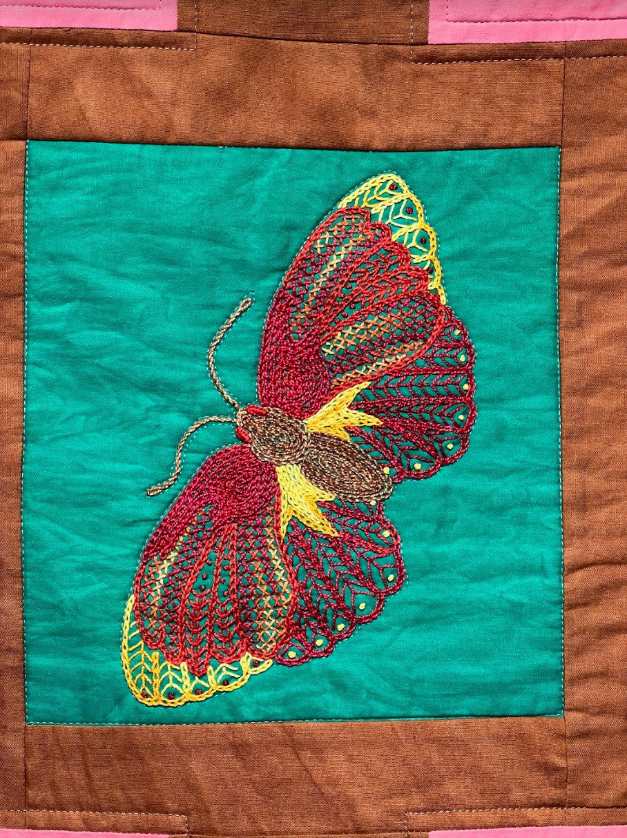 Embroidered Butterflies