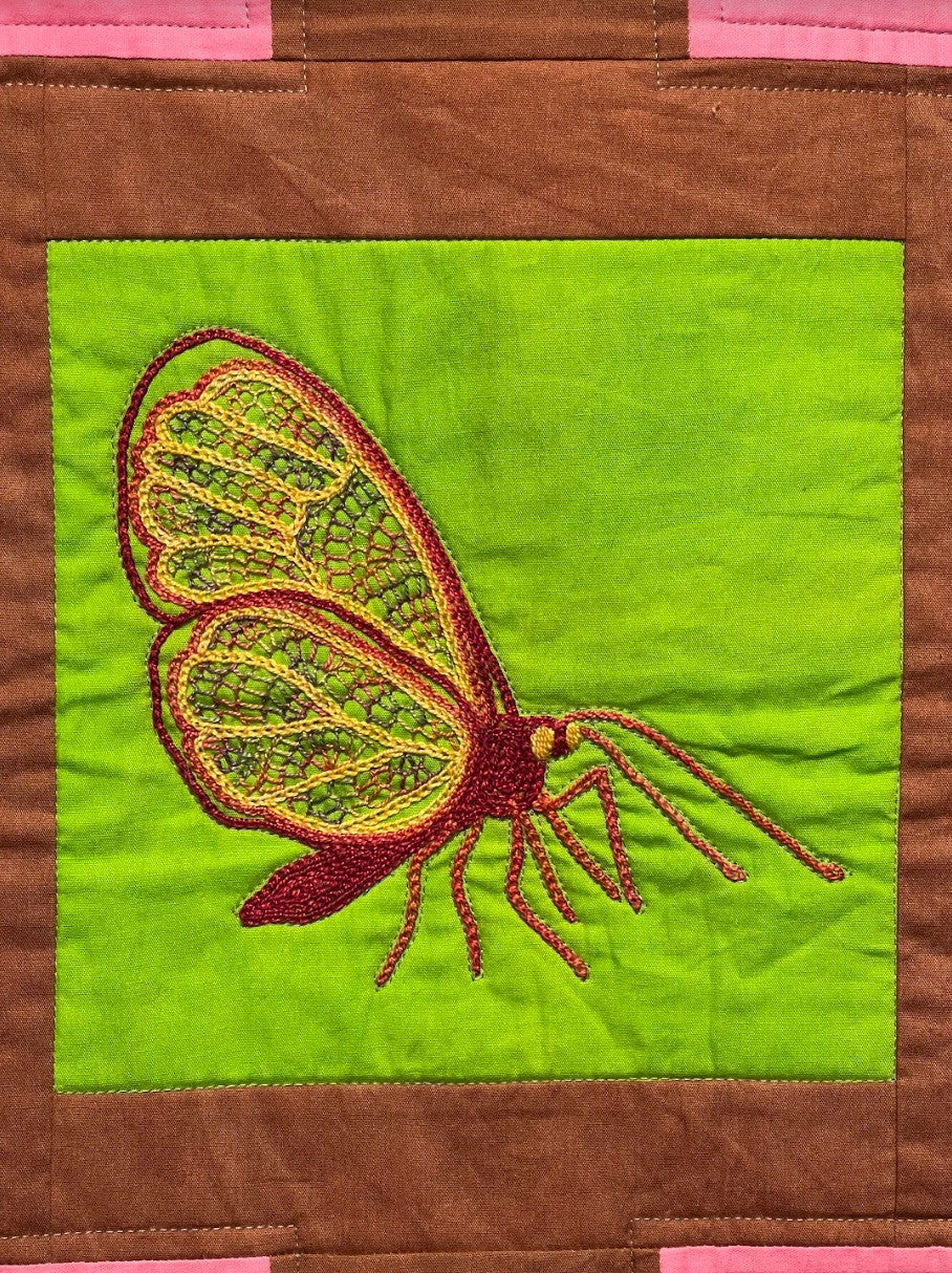 Embroidered Butterflies