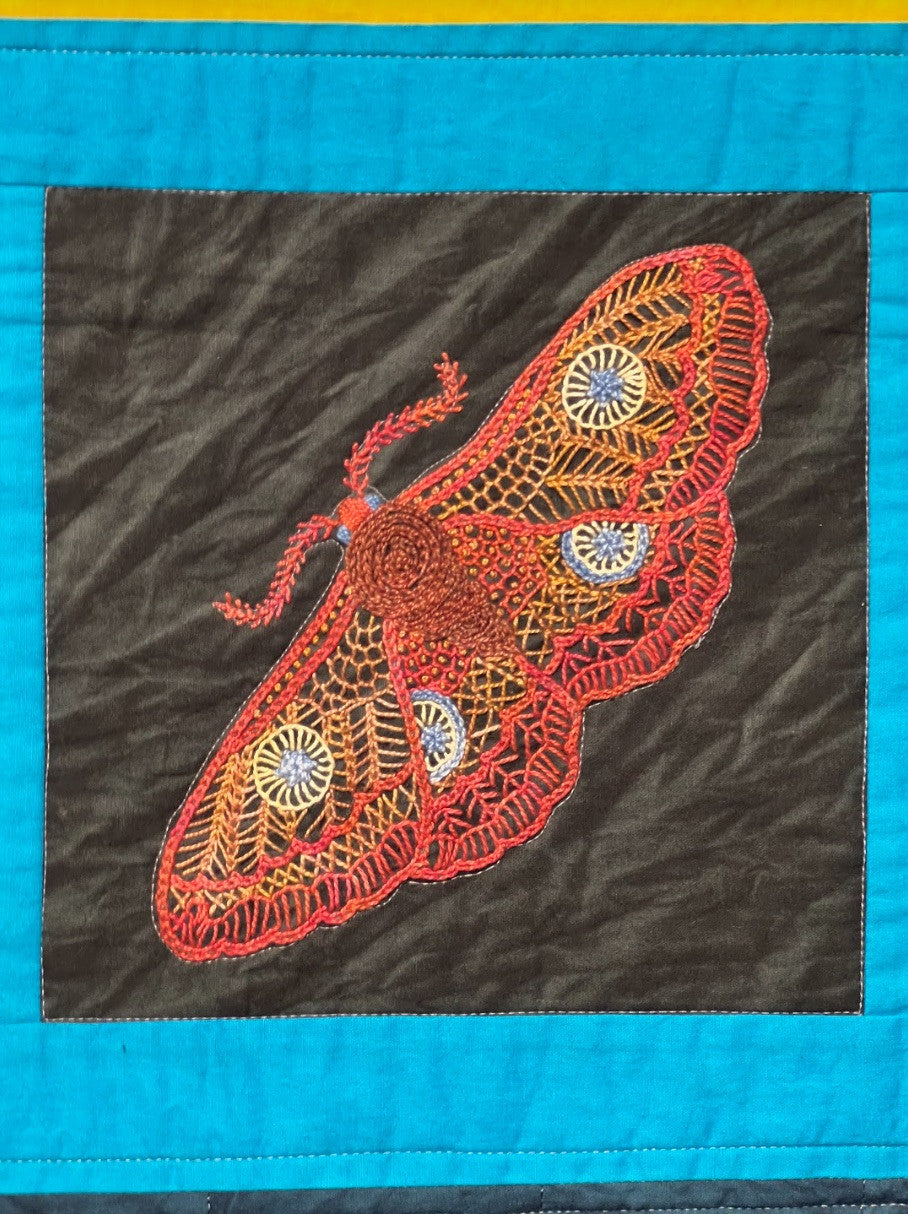 Embroidered Butterflies