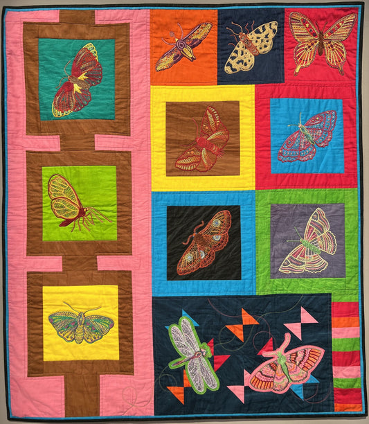 Embroidered Butterflies