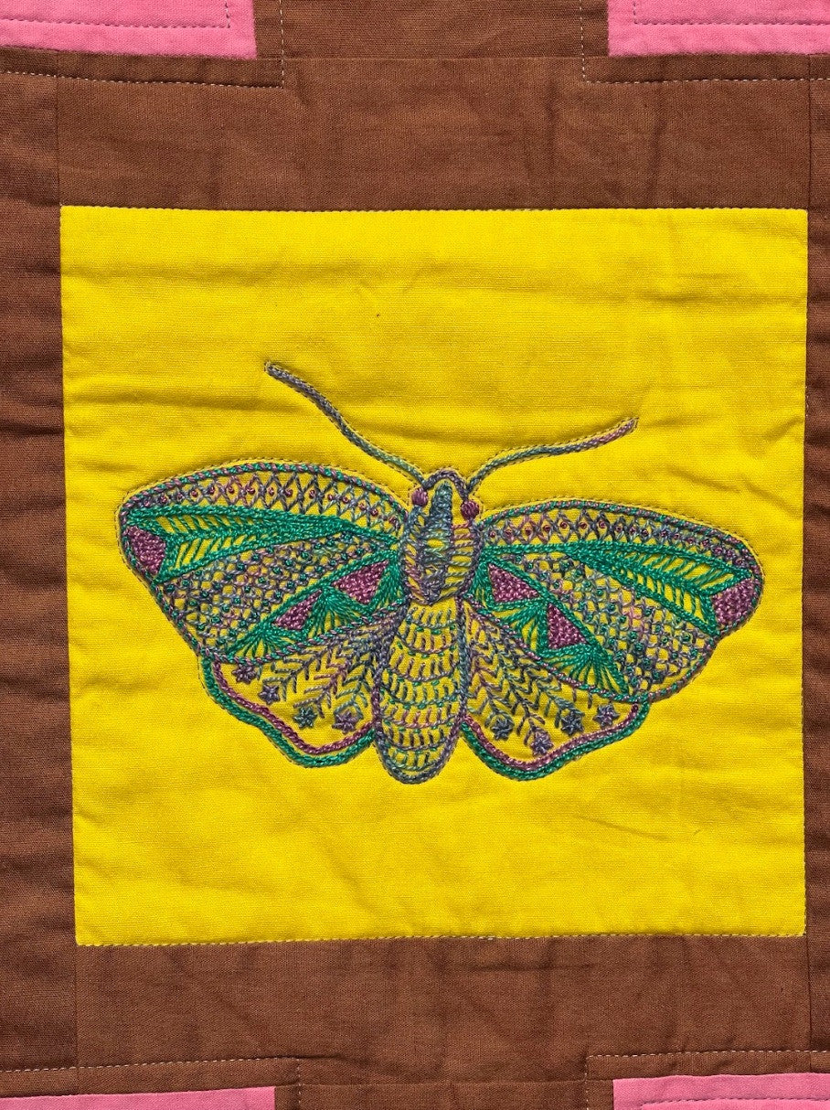 Embroidered Butterflies