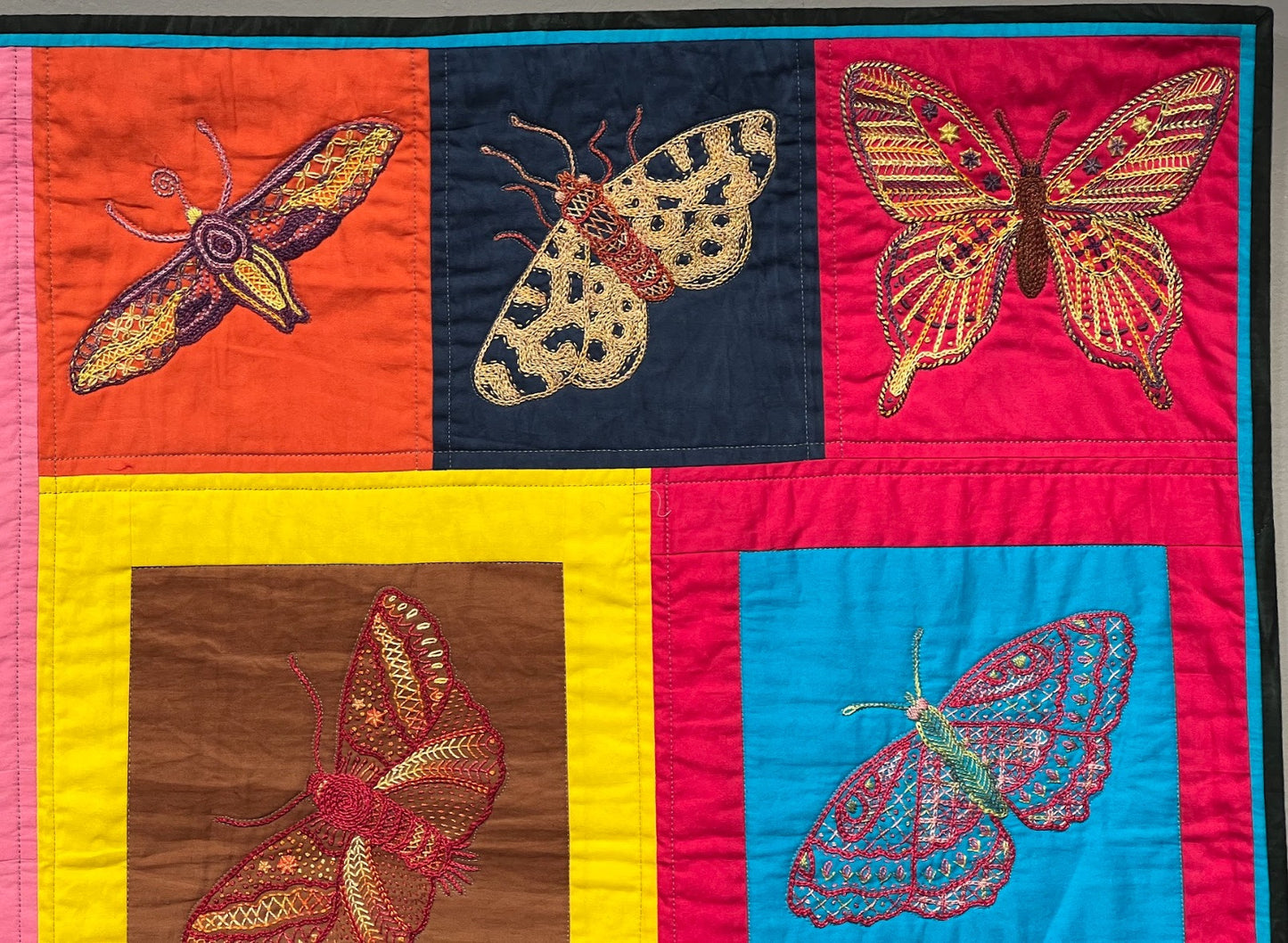 Embroidered Butterflies
