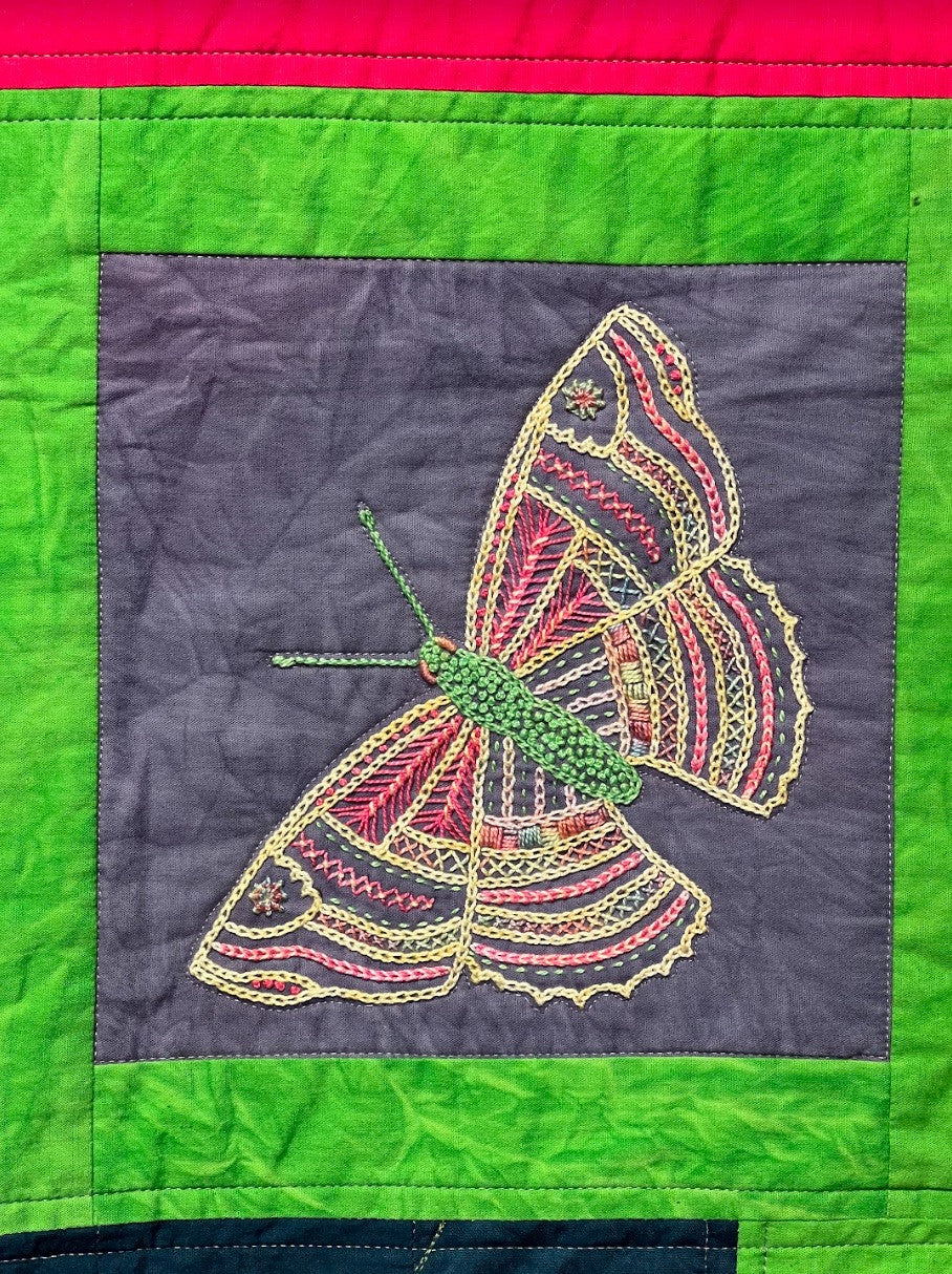Embroidered Butterflies