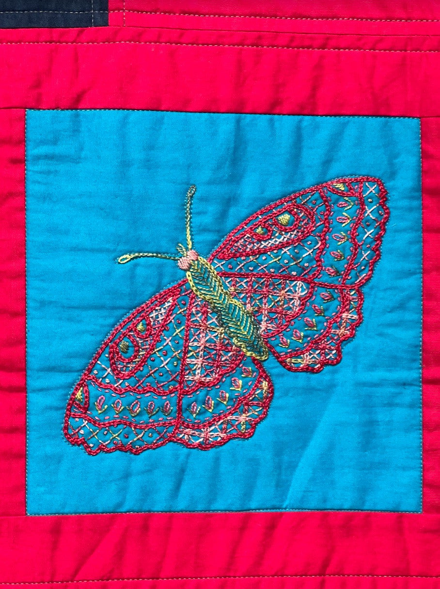 Embroidered Butterflies