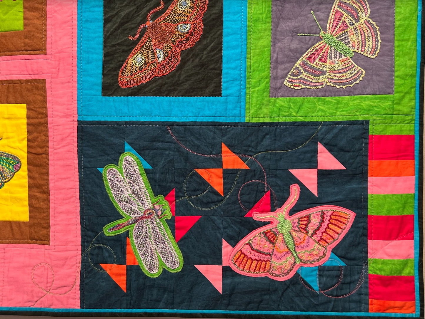 Embroidered Butterflies
