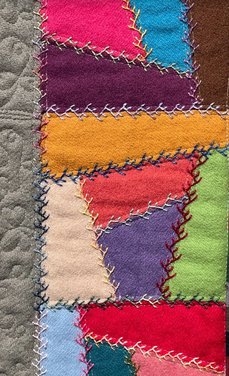Wool Appliquéd Butterflies