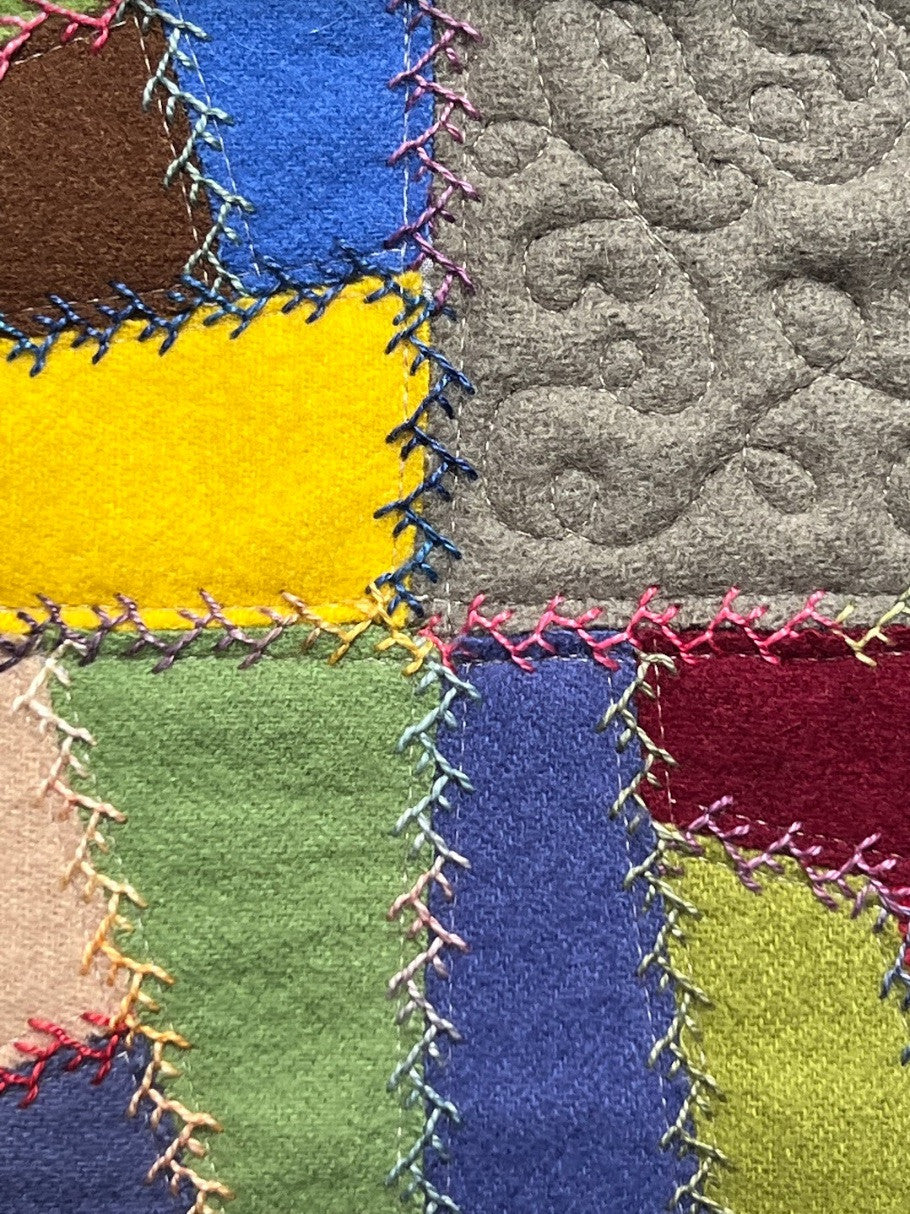 Wool Appliquéd Butterflies