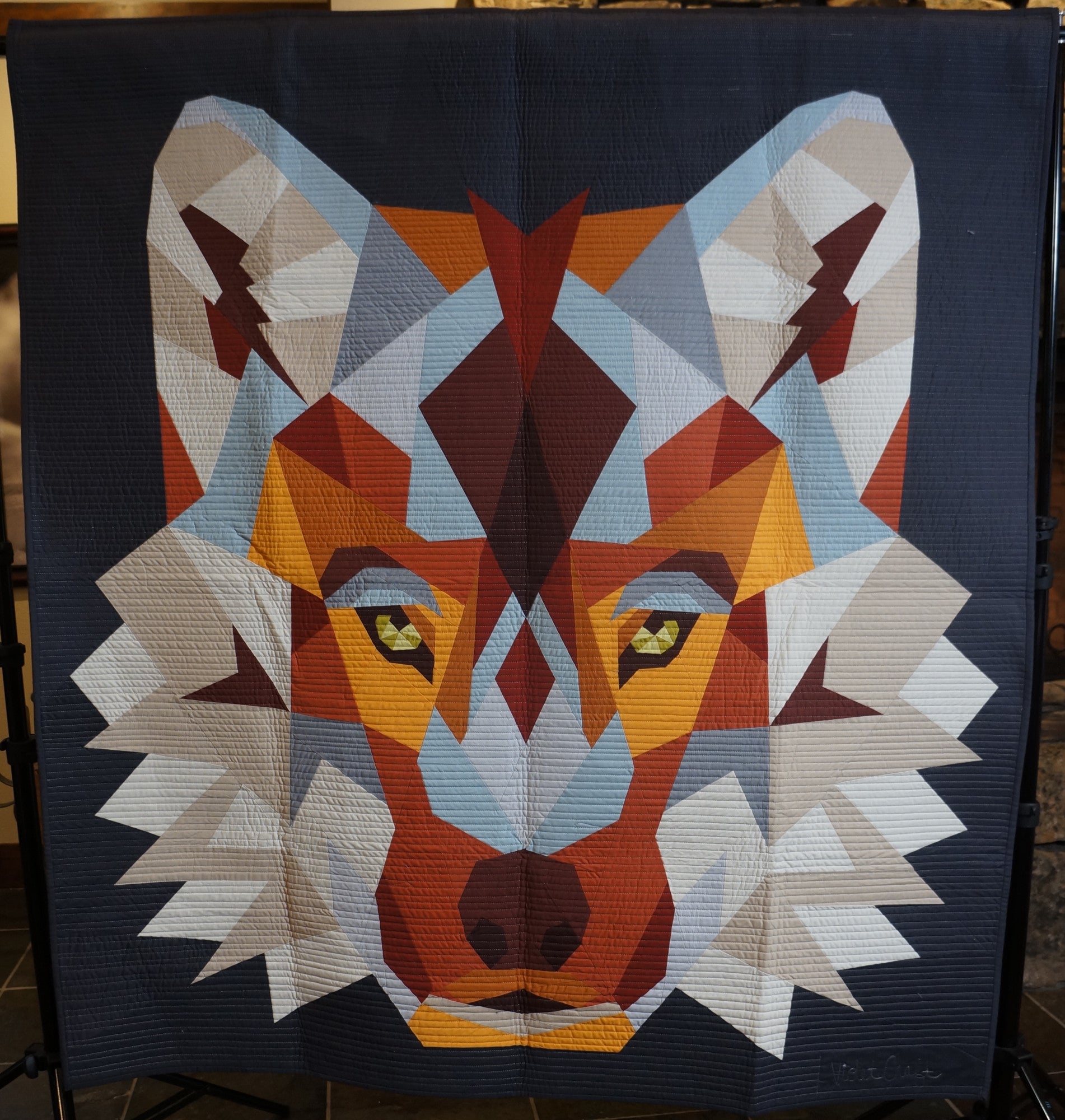 The Wolf Abstractions Quilt – The Quilt Show Gallery