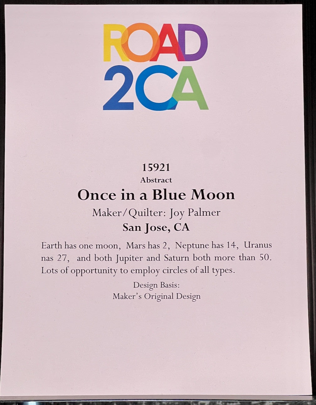 Once in a Blue Moon