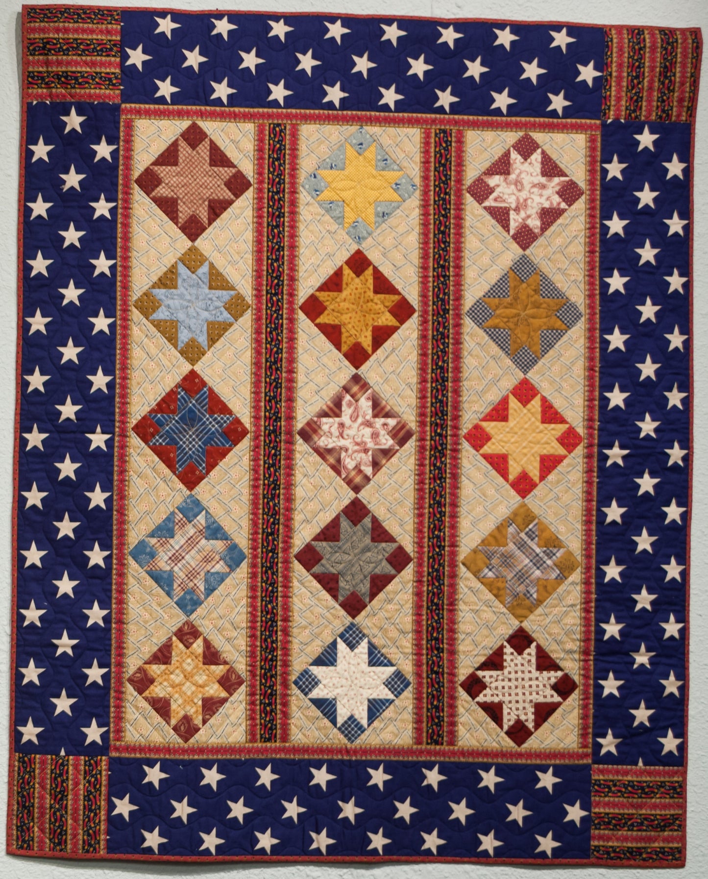 Patriotic Strippy Stars