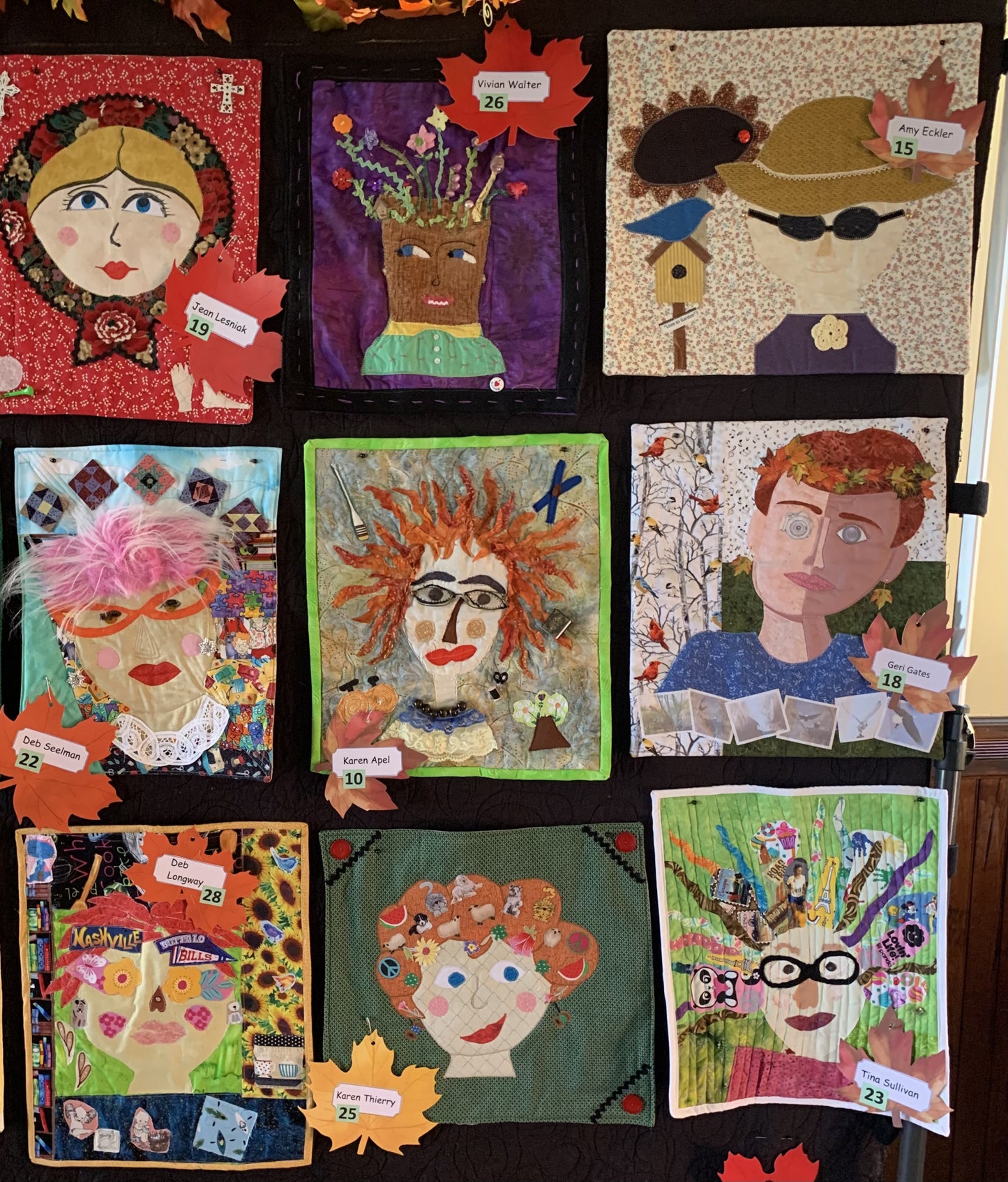 2023 Guild Challenge Face Quilts