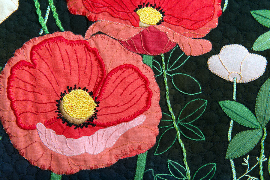 P is for Poppy and Periwinkle
