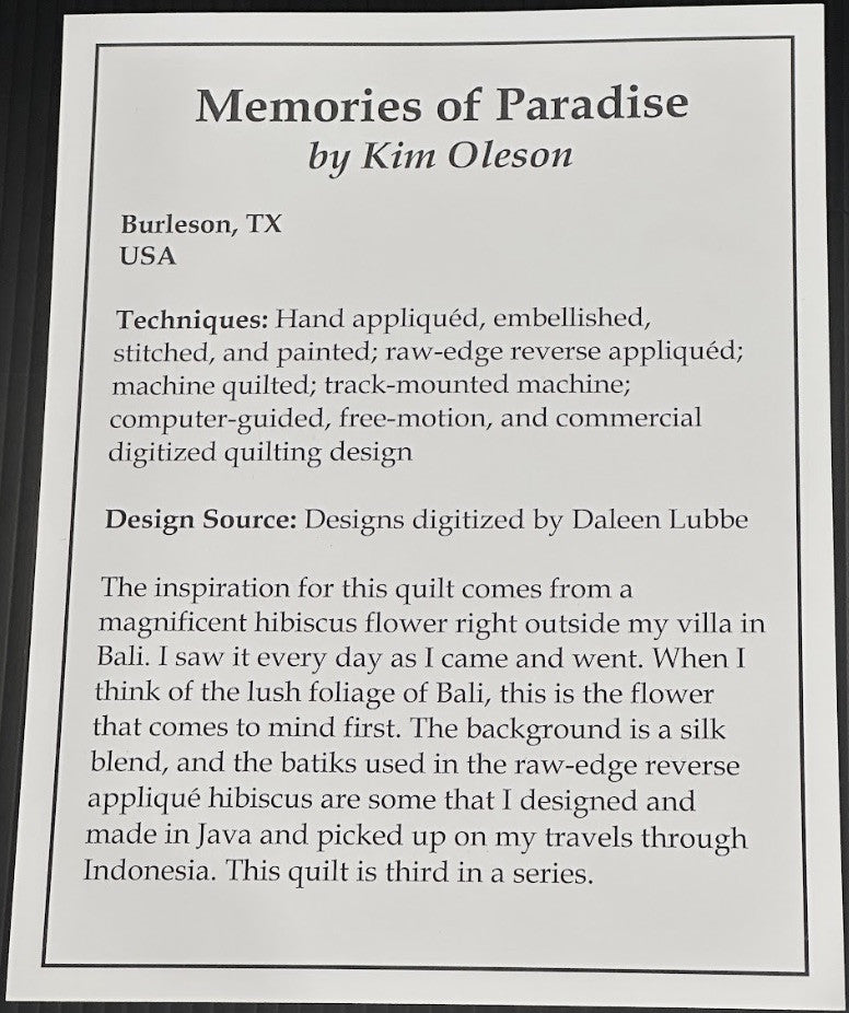 Memories of Paradise