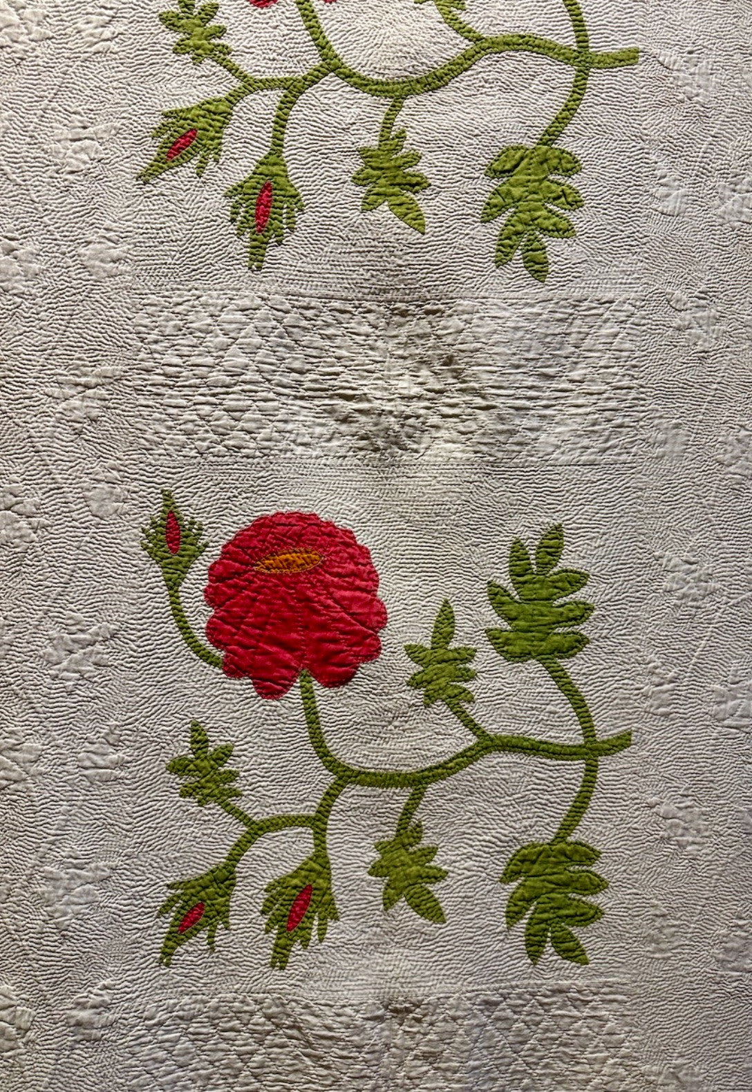Applique Rose Quilt