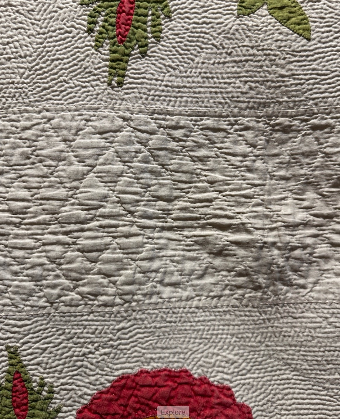 Applique Rose Quilt