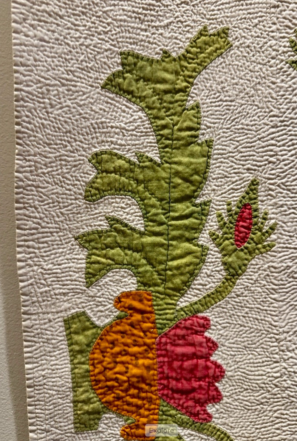 Applique Rose Quilt
