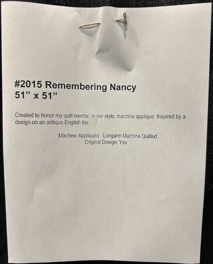 Remembering Nancy
