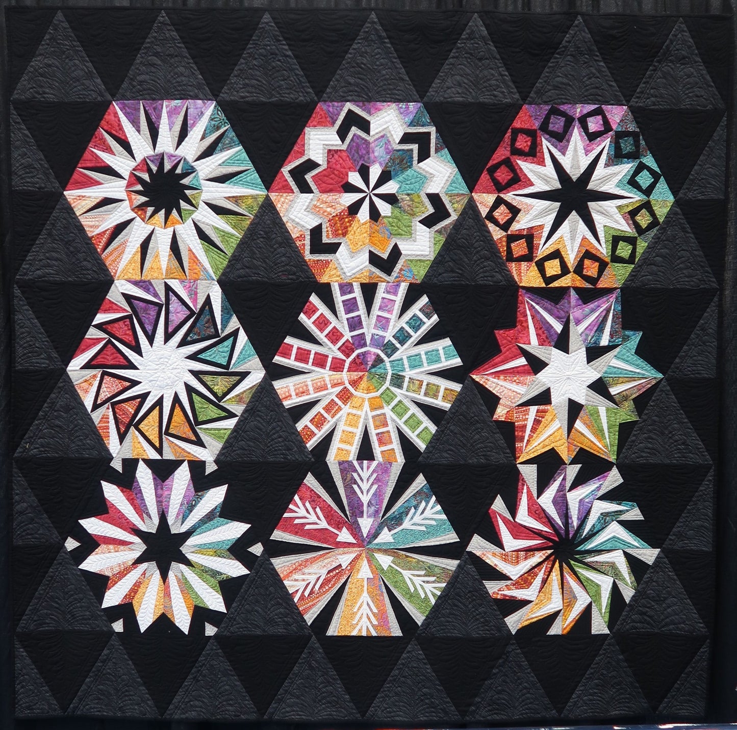 Rainbow Hexies