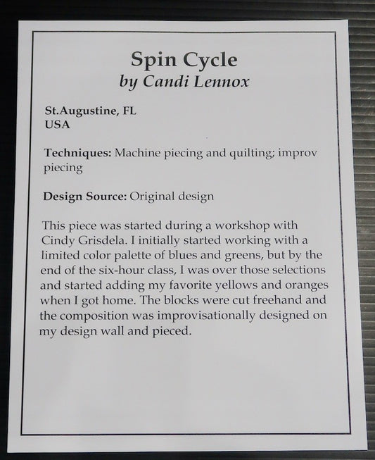 Spin Cycle