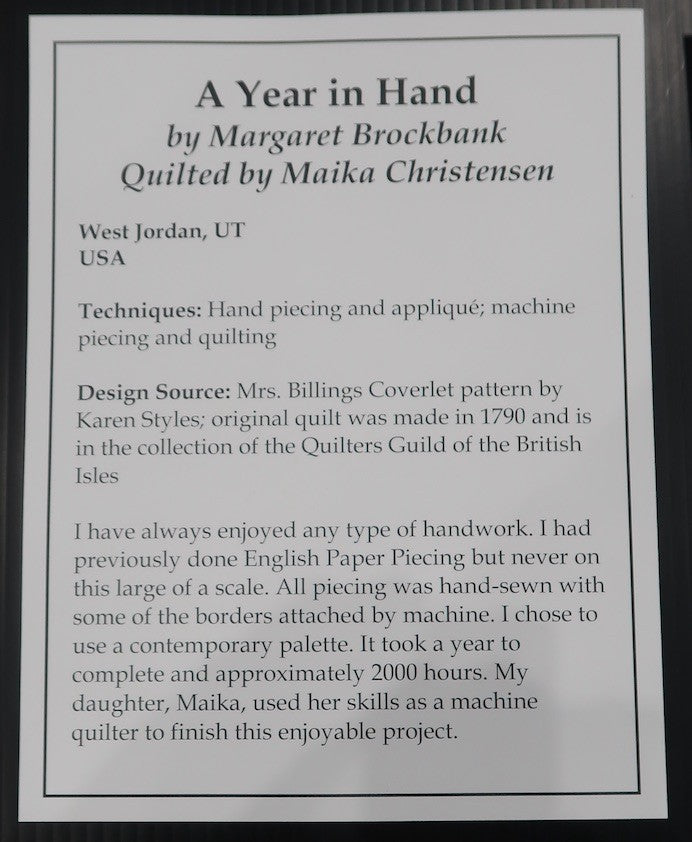 A Year in Hand