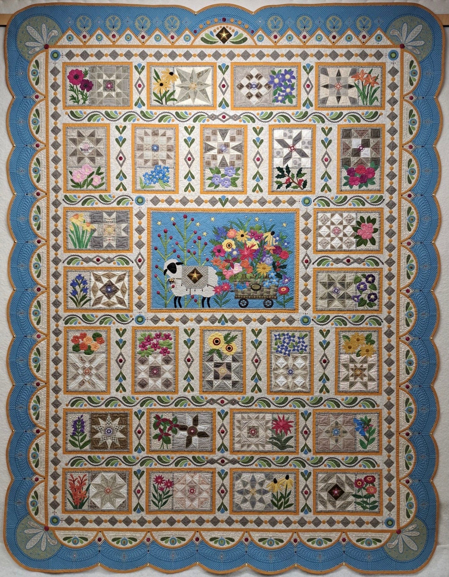 Blooming Blocks & One From the Flock