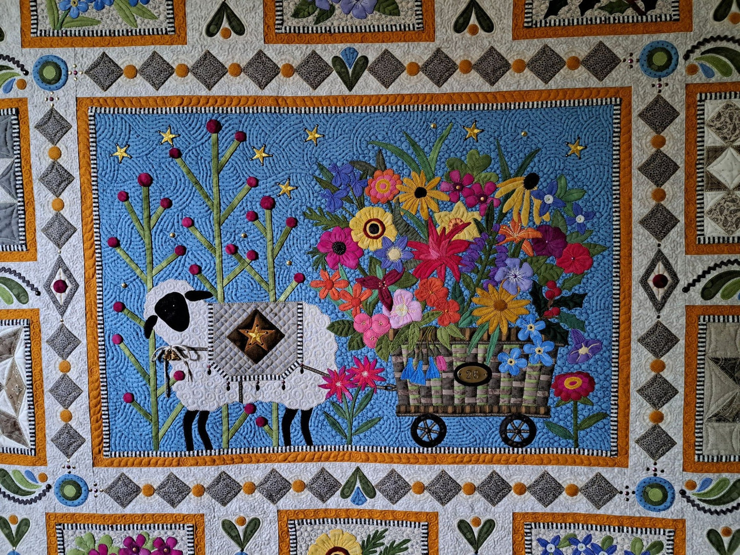 Blooming Blocks & One From the Flock