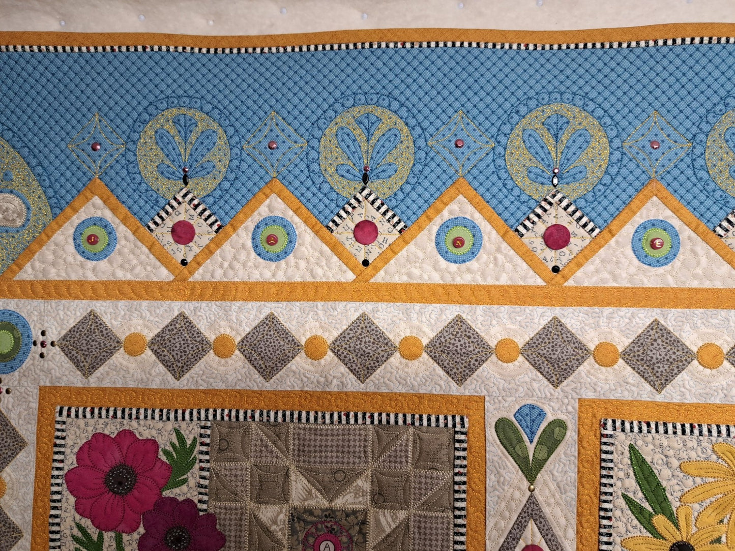 Blooming Blocks & One From the Flock