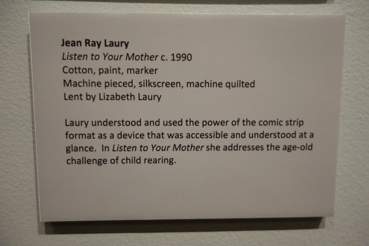 Listen to Your Mother