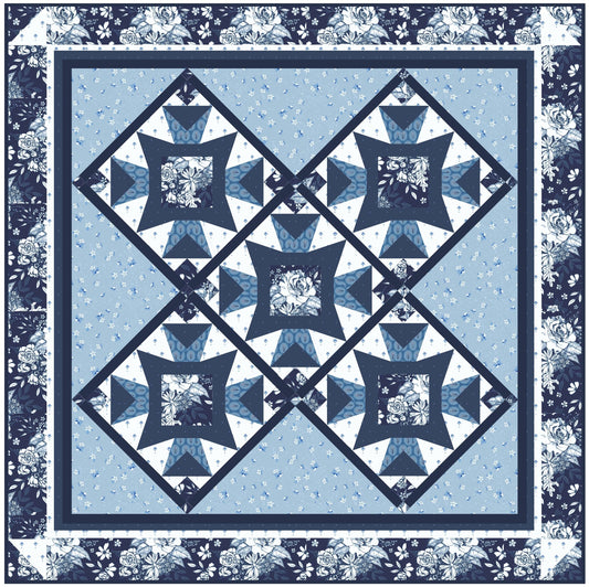 The Odette Quilt - True Blue Colorway
