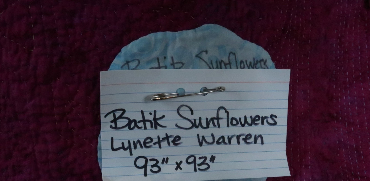 Batik Sunflowers