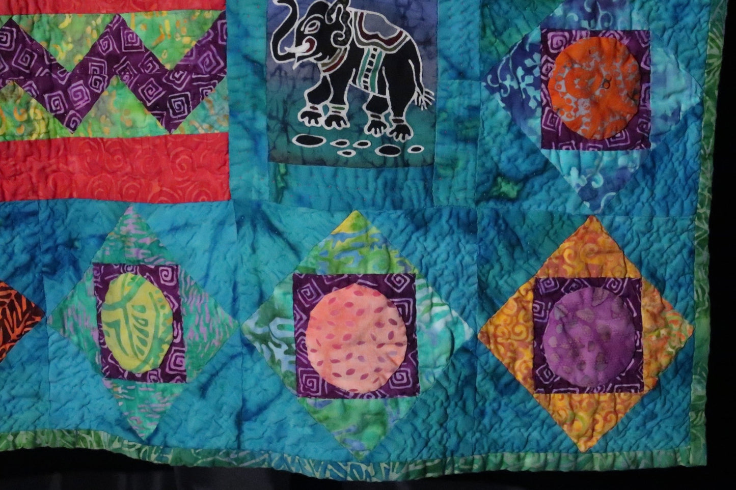 Batik Triple Tulips