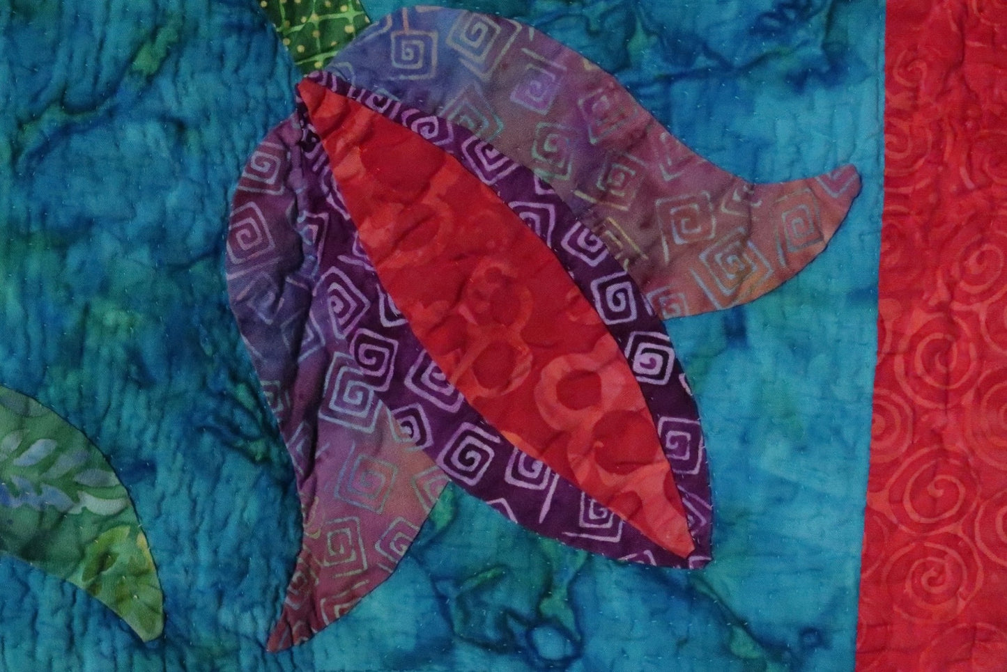 Batik Triple Tulips