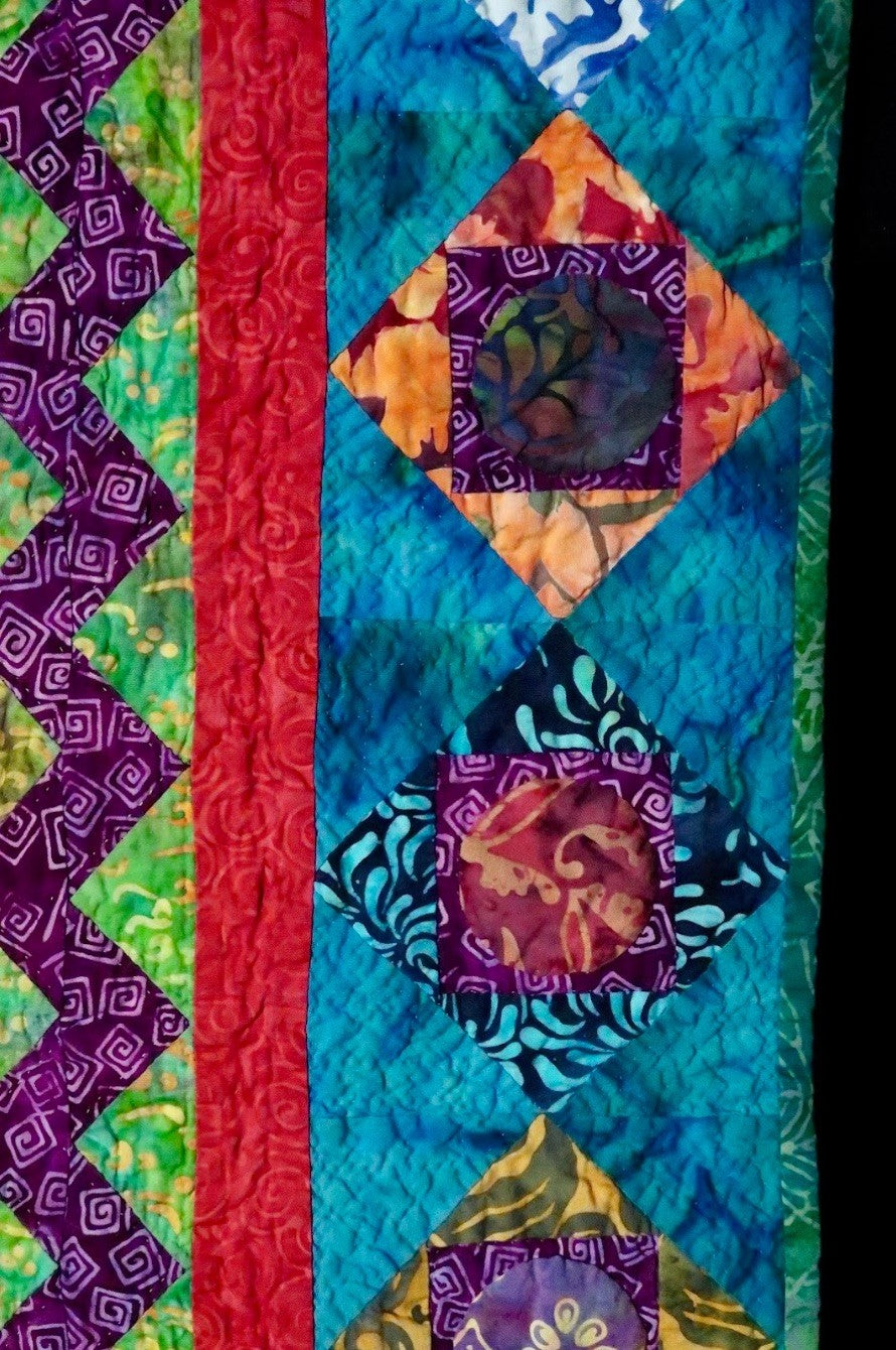 Batik Triple Tulips