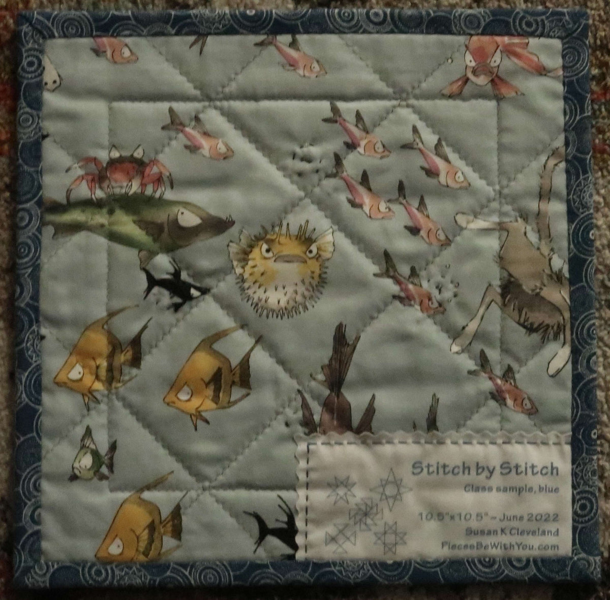 Stitch by Stitch - Blue