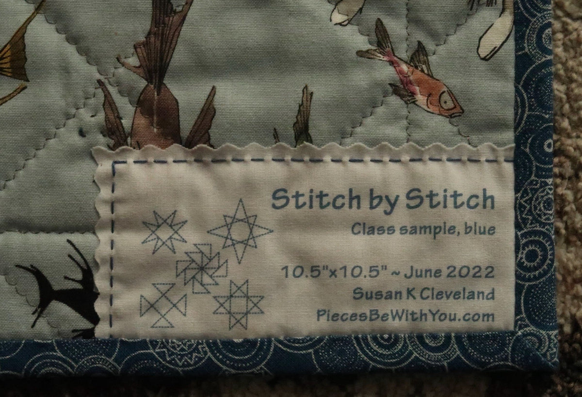 Stitch by Stitch - Blue