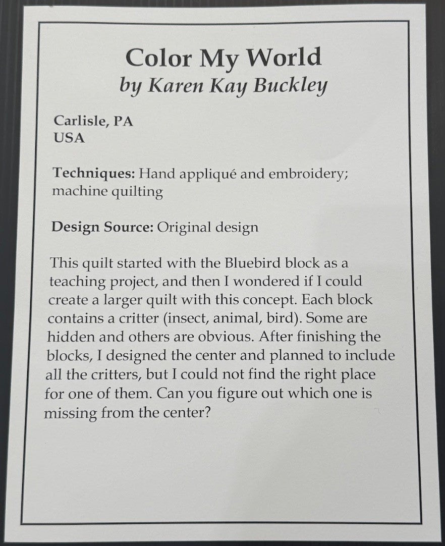 Color My World
