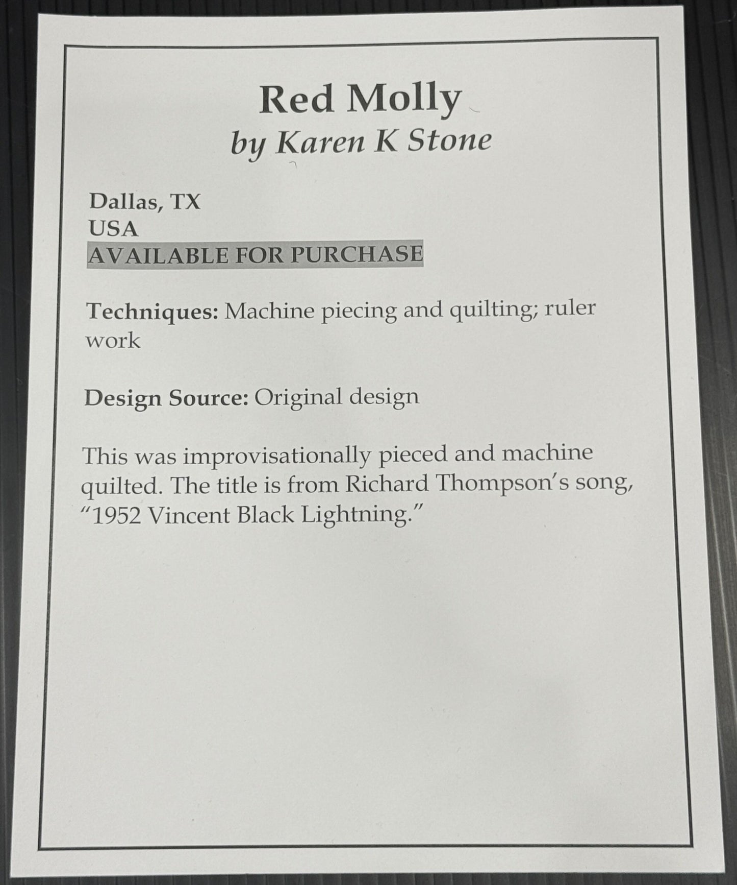 Red Molly