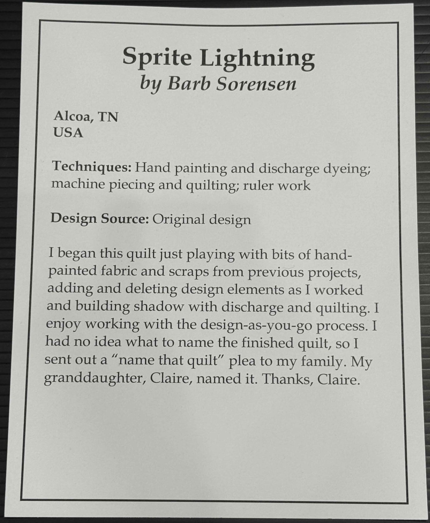 Sprite Lightning