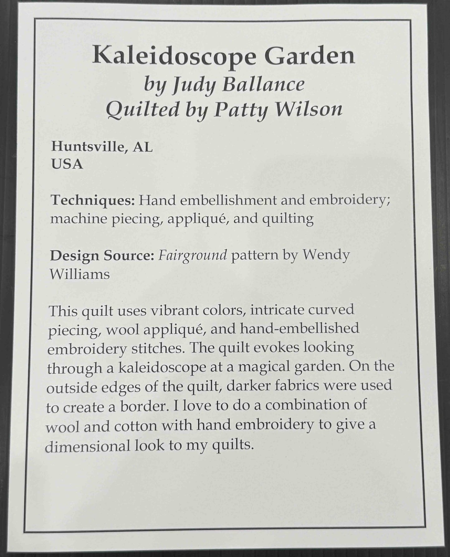 Kaleidoscope Garden