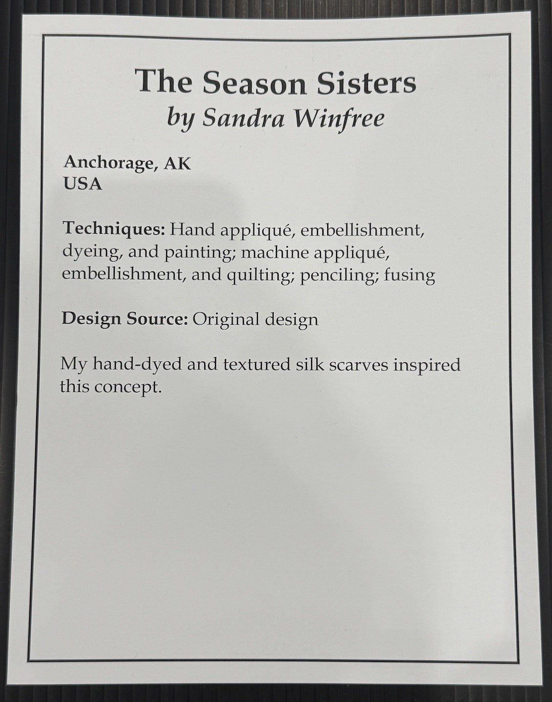 The Season Sisters