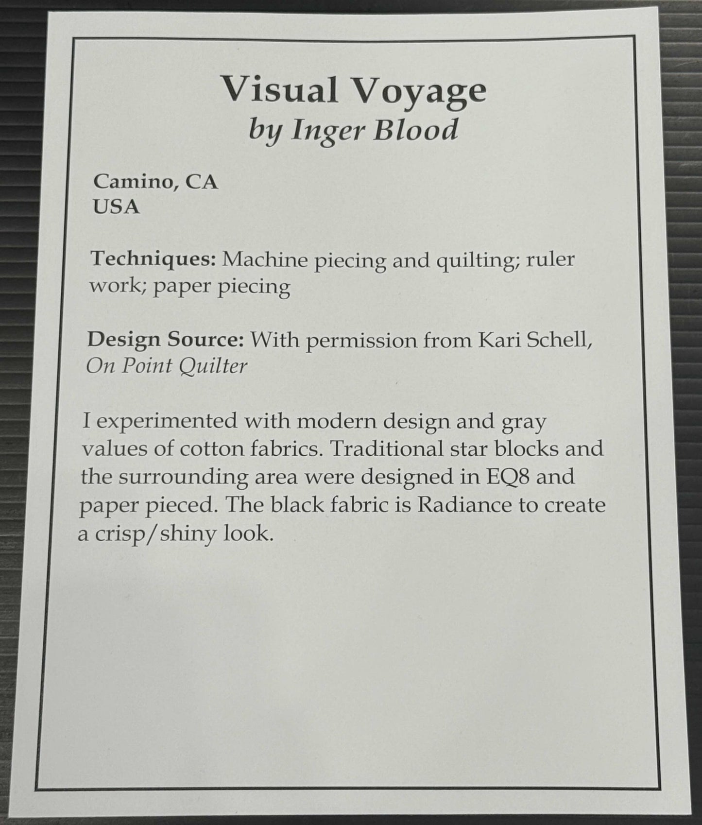 Visual Voyage