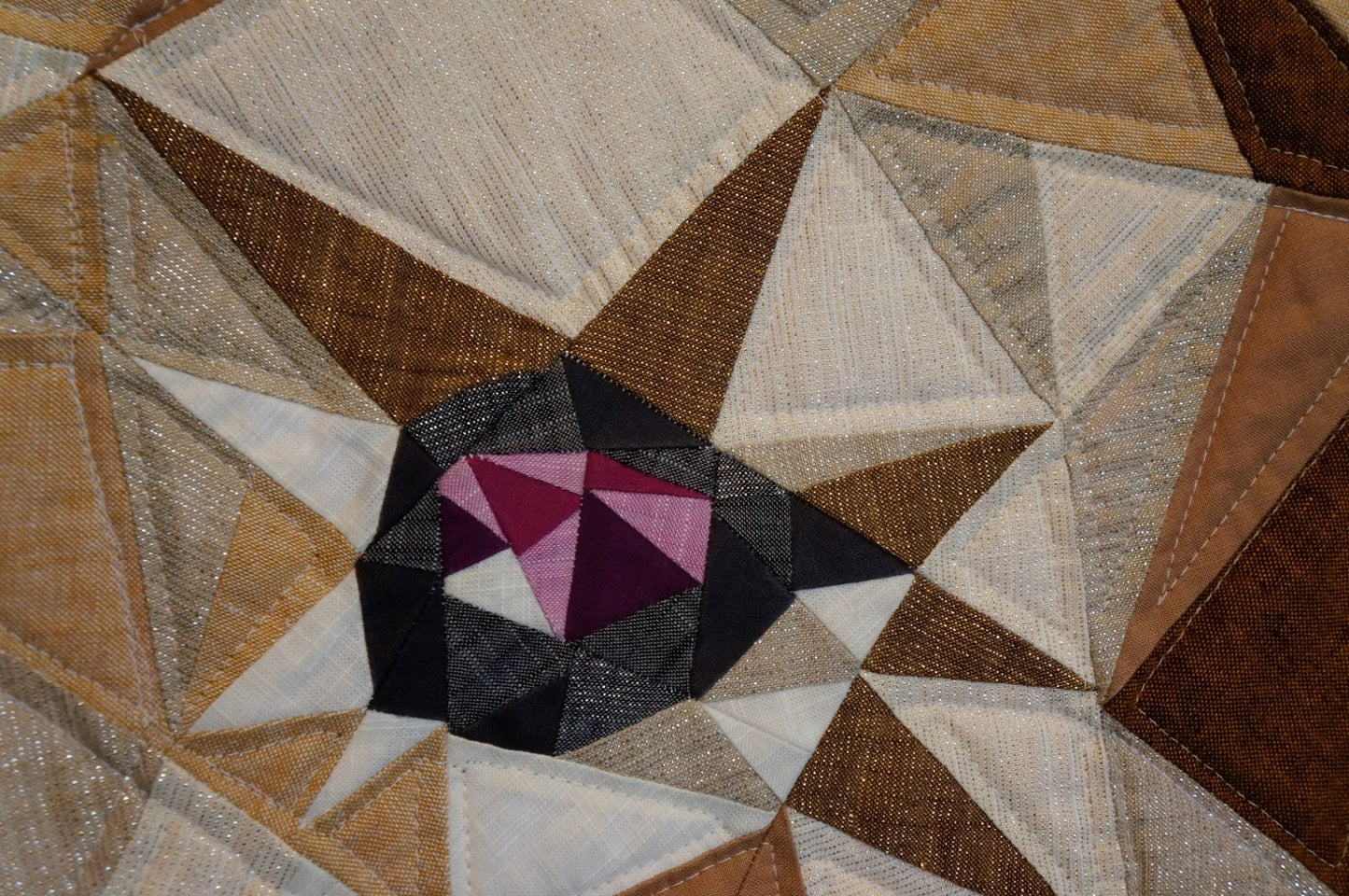 The Jungle Abstractions: The Lion Quilt