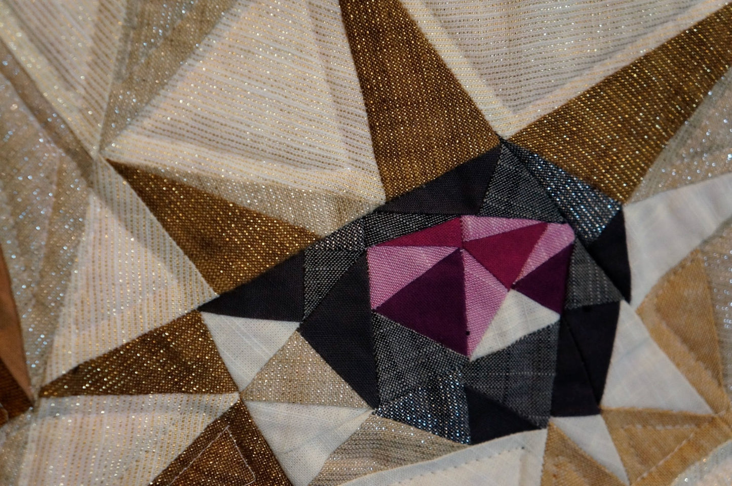The Jungle Abstractions: The Lion Quilt