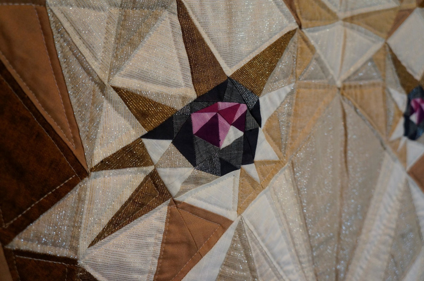 The Jungle Abstractions: The Lion Quilt