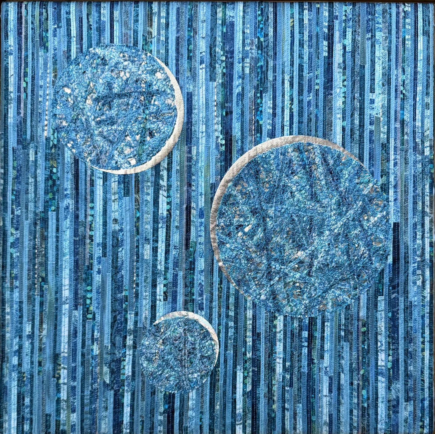 Circles & Stripes, Teal 001