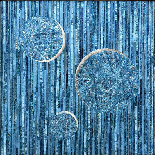 Circles & Stripes, Teal 001