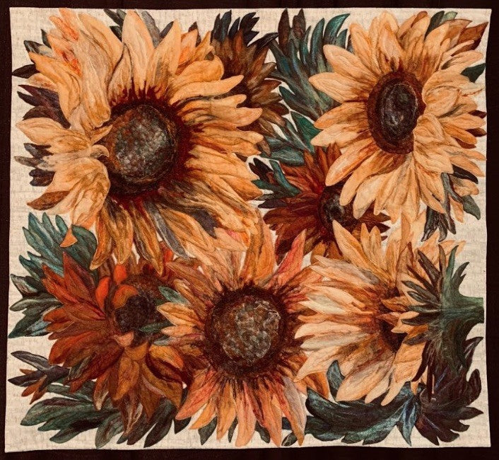 Needle-Felted Sunflowers