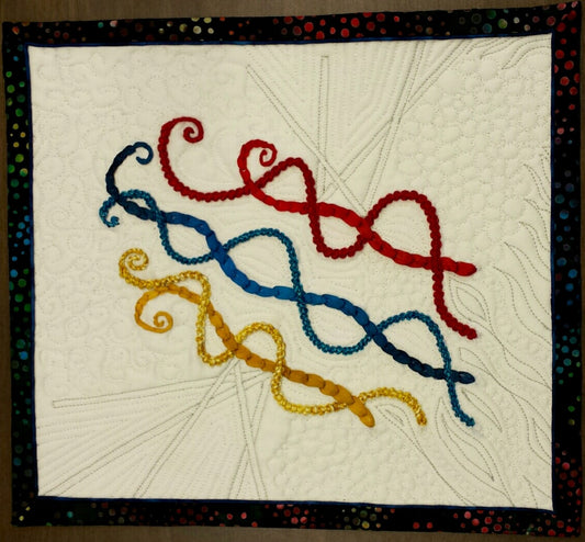 Ribbon Applique' Quilt