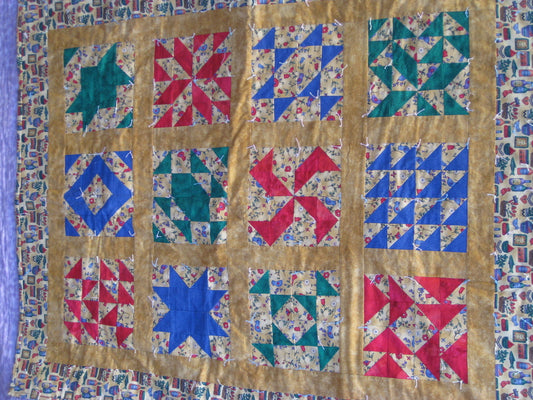Spicy hot Thangles block of the month